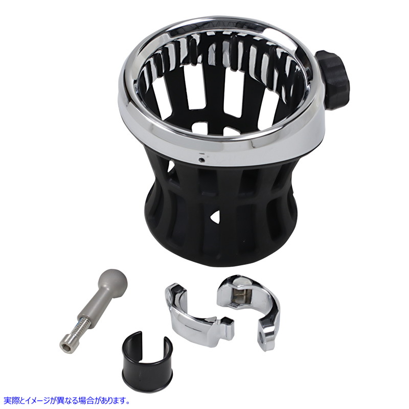 取寄せ ドリンクホルダー シロ CIRO Drink Holder - Handlebar Mount - Chrome 50412 06360021