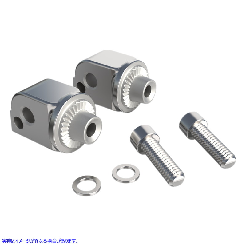 取寄せ フットレストアダプター シロ CIRO Footrest Adapter - Chrome 60015 16201859