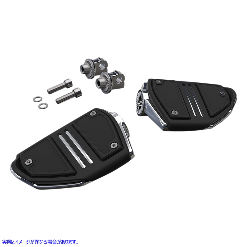 取寄せ ツインレールフットレスト シロ CIRO Twin Rail Footpeg - With Mount - Chrome 61405 16201862