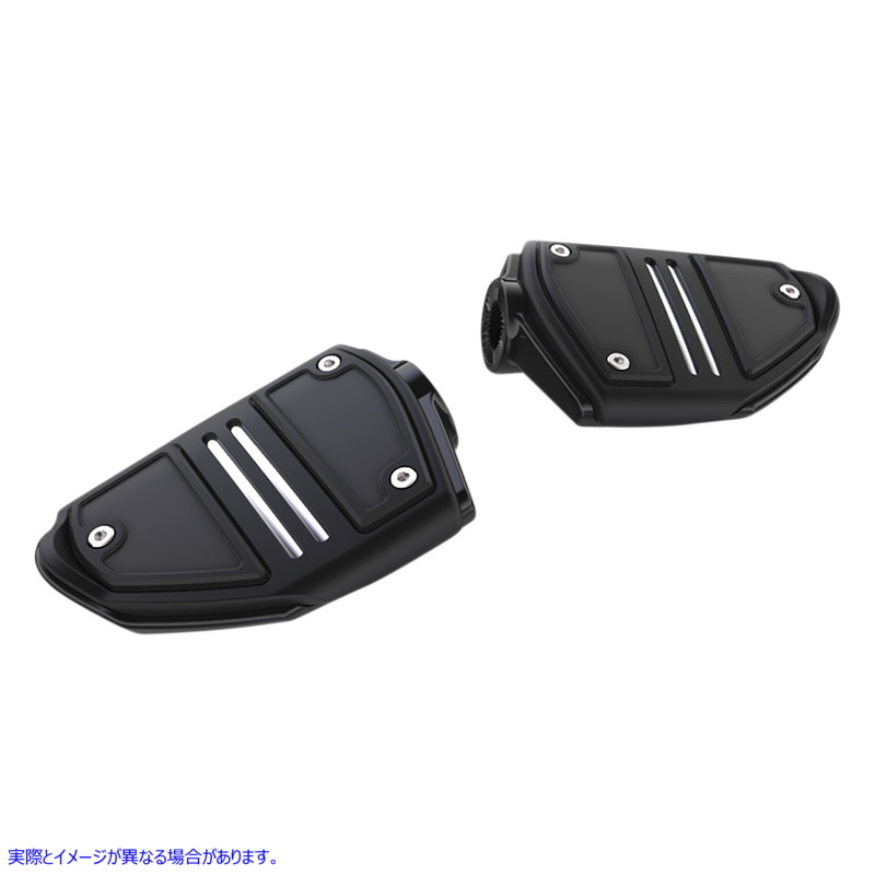 取寄せ ツインレールフットレスト シロ CIRO Twin Rail Footpeg - Black 61420 16201864