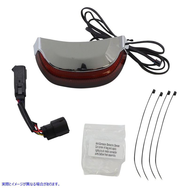 取寄せ Lightstrike?テクノロジーを備えたクラウンテールライト シロ CIRO Taillight - Red - Chrome 40173 20101455