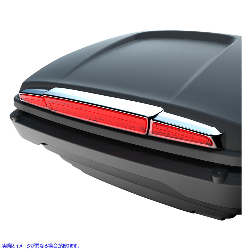 取寄せ Lightstrike?テクノロジーを備えたストリークトランクライト シロ CIRO Trunk Light/Taillight - Chrome - Red 40114 20101457