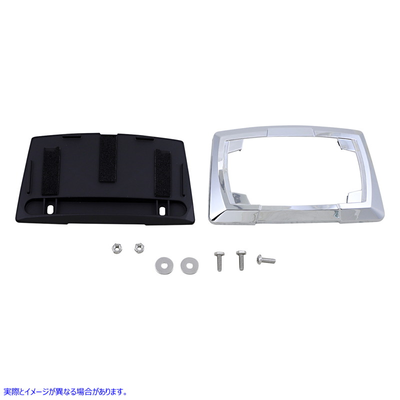 取寄せ マルチフィットのナンバープレートフレーム シロ CIRO License Plate Frame - Chrome 70400 20301501