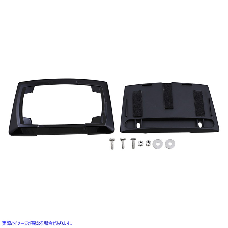 取寄せ マルチフィットのナンバープレートフレーム シロ CIRO License Plate Frame - Black 70420 20301502