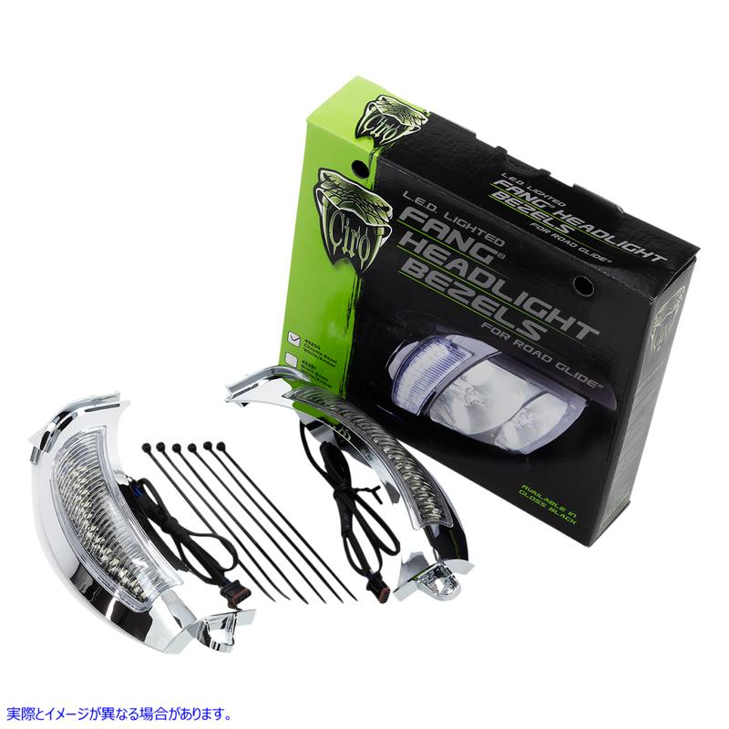 取寄せ FangRヘッドライトベゼル シロ CIRO Headlight Bezel - Chrome 45250 20402211