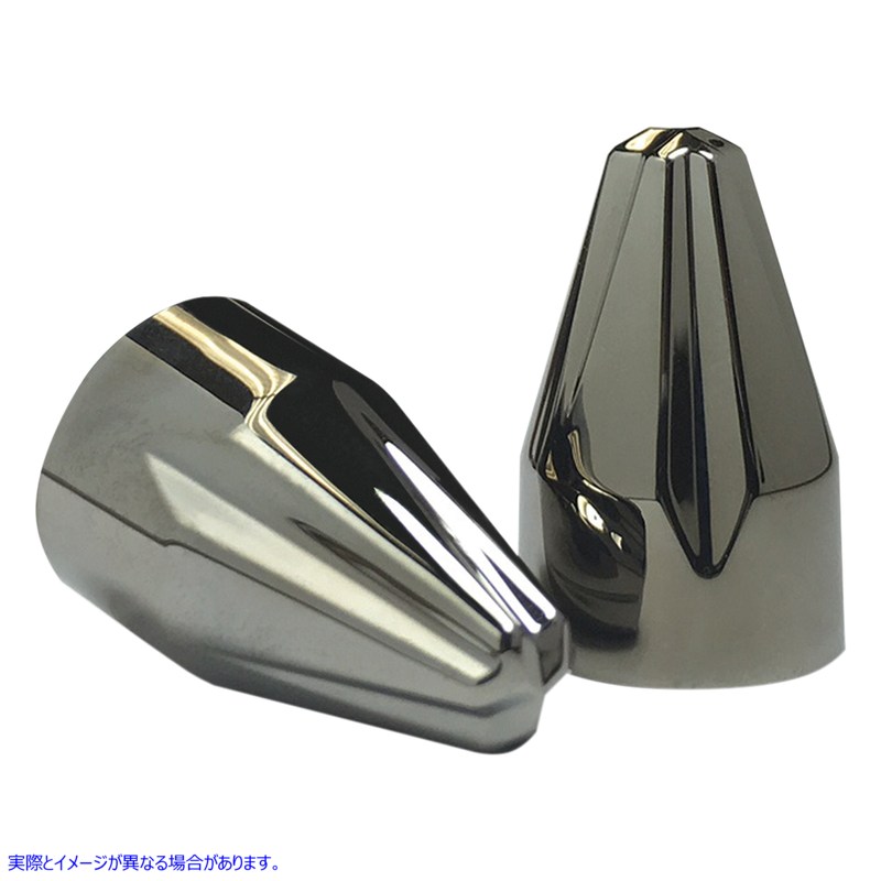取寄せ エンジンボルトキャップセットを追加します シロ CIRO Caps Fluted1/4 Black Chrome 70017 24040642