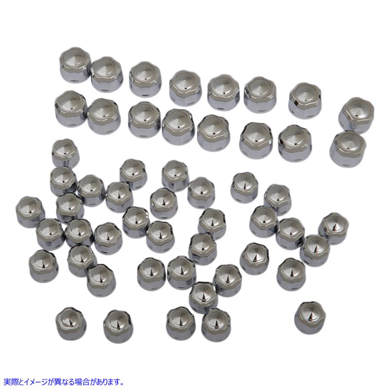 取寄せ ボルトキャップセット シロ CIRO Caps Crown M8 Chrome 70021 24040839