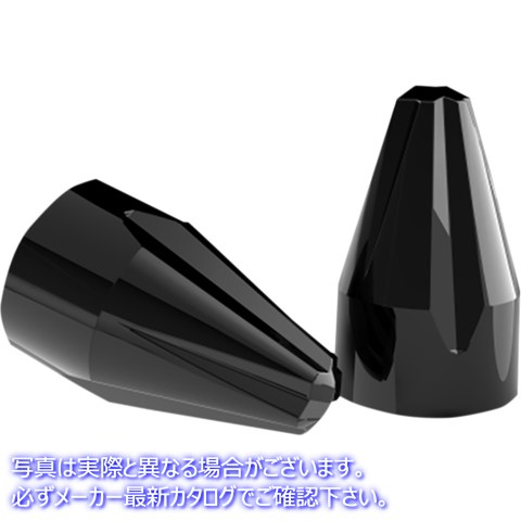取寄せ ボルトキャップセット シロ CIRO Cap Fluted M8 Black 70024 24040845