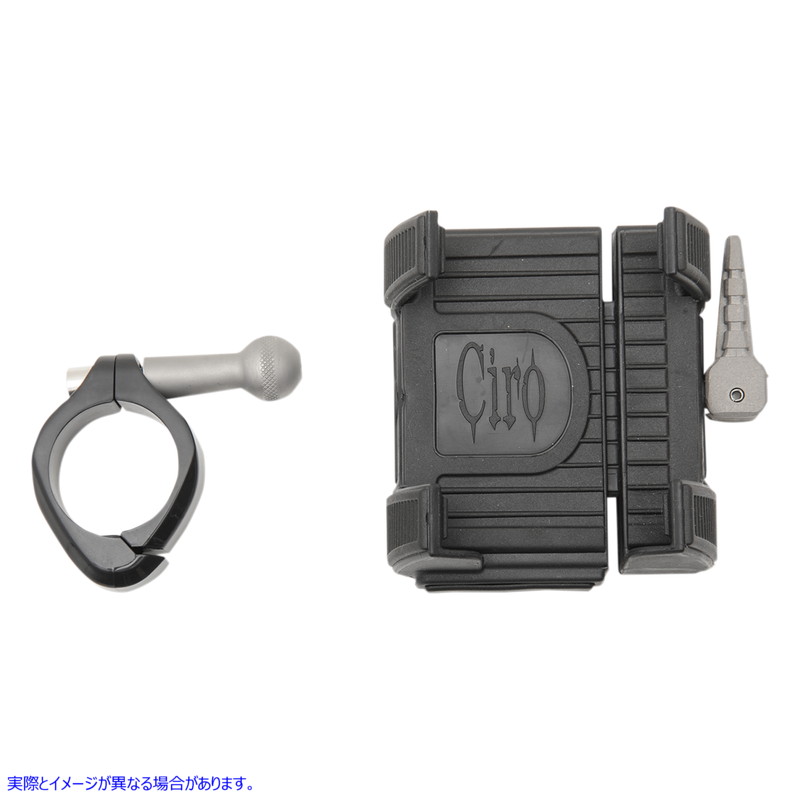 取寄せ マウント付きスマートフォン/GPSホルダー シロ CIRO Smartphone/GPS Holder - w/o Charger - Black 50315 44020603