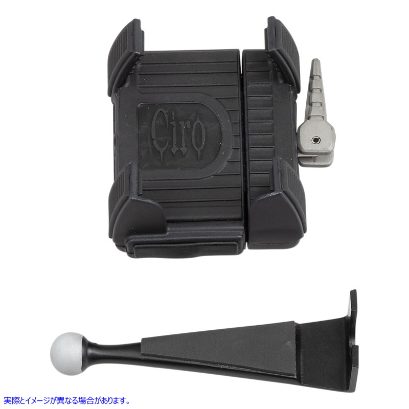 取寄せ マウント付きスマートフォン/GPSホルダー シロ CIRO Smartphone/GPS Holder - w/o Charger - Black 50316 44020604