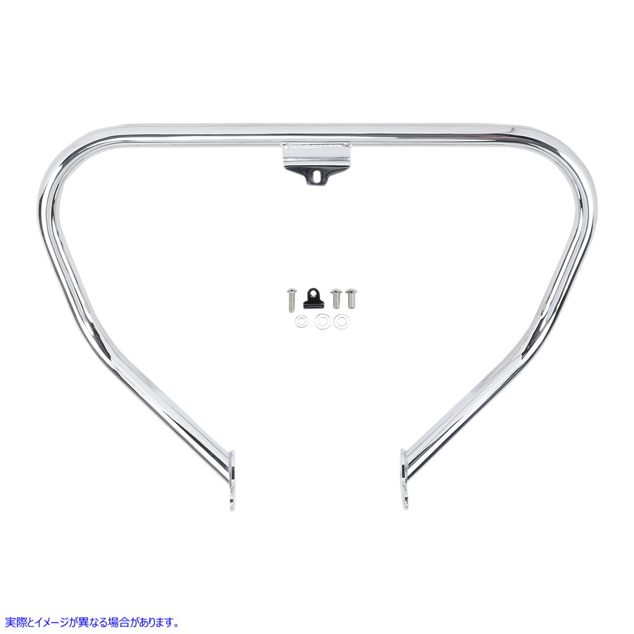 取寄せ Vベンドフリーウェイバー コブラ V-Bend Freeway Bar - Chrome - Softail 601-2108 05051826