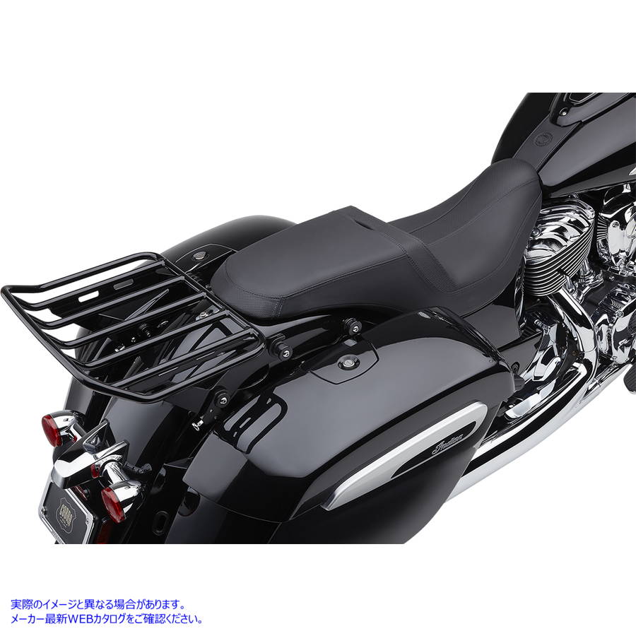 取寄せ BigAssR取り外し可能な荷物ラック コブラ Detachable Rack - Black - Chieftain 502-2600B 15010730