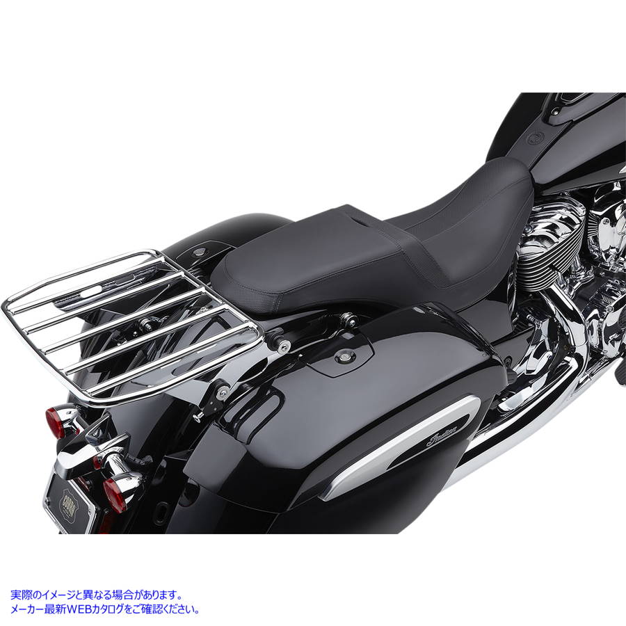 取寄せ BigAssR取り外し可能な荷物ラック コブラ Detachable Rack - Chrome - Chieftain 502-2800 15010733