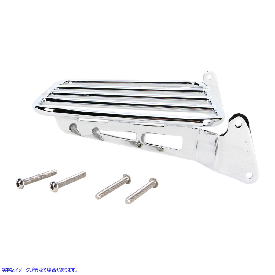 取寄せ OEMバックレスト荷物ラック コブラ Luggage Rack - Chrome - Tubular 02-4442 15100038