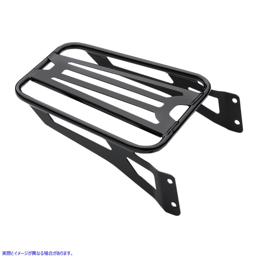 取寄せ コブラ取り外し可能な背もたれの荷物ラック コブラ Sissy Bar Luggage Rack - Black - Tubular 602-3500B 15100310