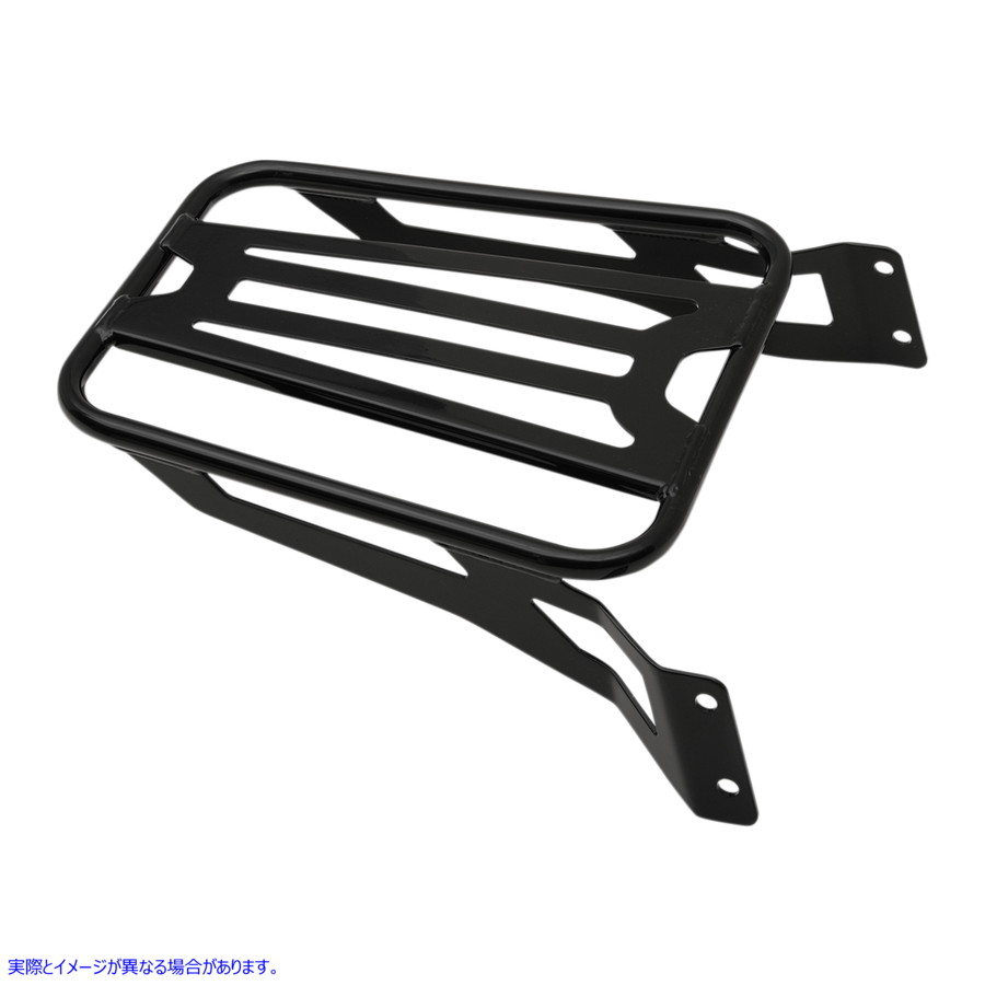 取寄せ コブラ取り外し可能な背もたれの荷物ラック コブラ Sissy Bar Luggage Rack - Black - Tubular 602-3501B 15100311