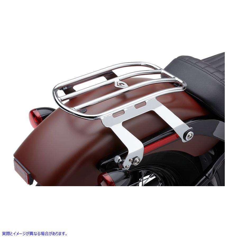 取寄せ 取り外し可能なソロ荷物ラック コブラ Detachable Luggage Rack - Chrome 602-2510 15100439