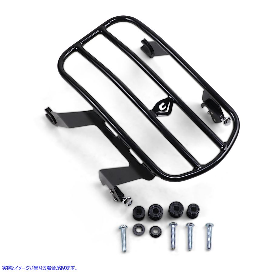 取寄せ 取り外し可能なソロ荷物ラック コブラ Detachable Luggage Rack - Black 602-2511B 15100471