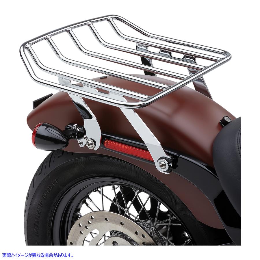 取寄せ BigAssR取り外し可能なソロ荷物ラック コブラ Detachable Solo Rack - FLSL - Chrome 602-2610 15100481