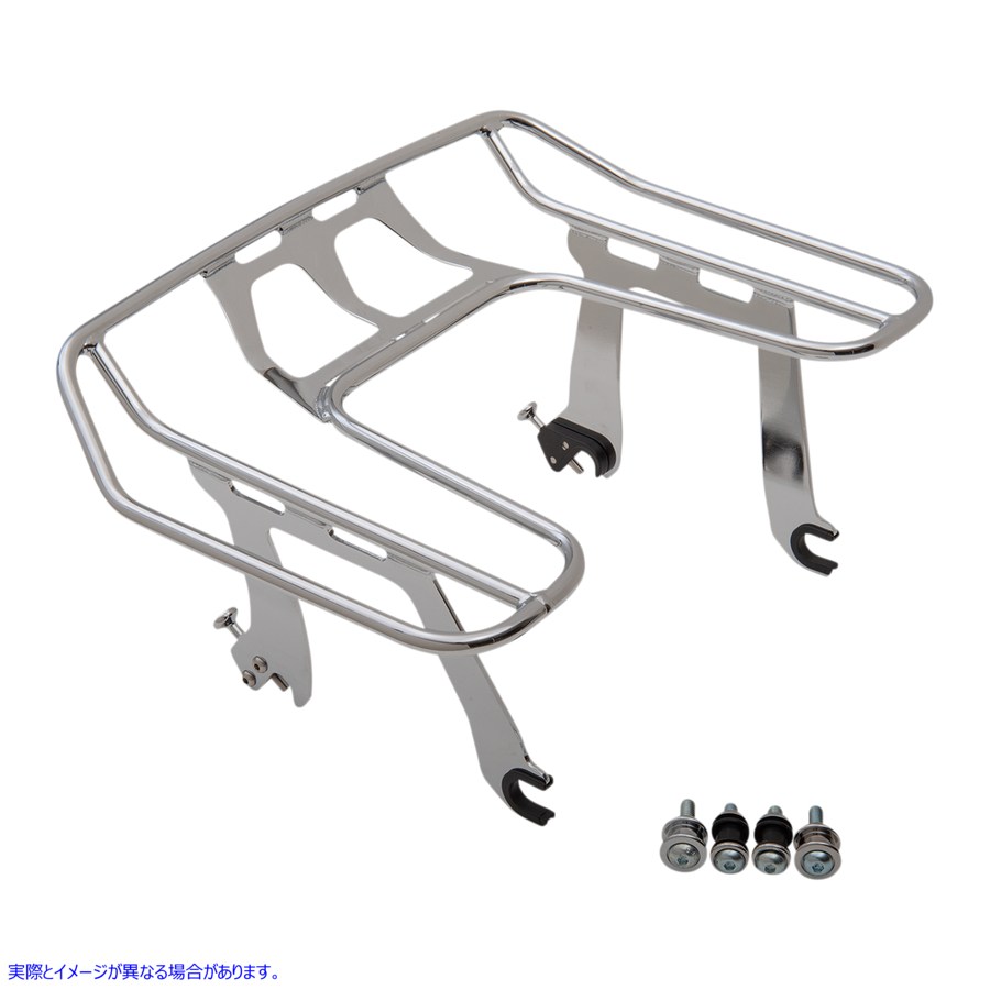 取寄せ BigAssR取り外し可能なラップラック コブラ Detachable Wrap Around Rack - FXLR - Chrome 602-2613 15100485