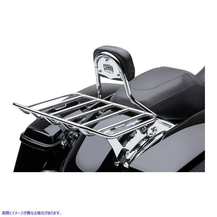 取寄せ BigAssR取り外し可能な荷物ラック コブラ Detachable Luggage Rack - Chrome 602-2601 15100841