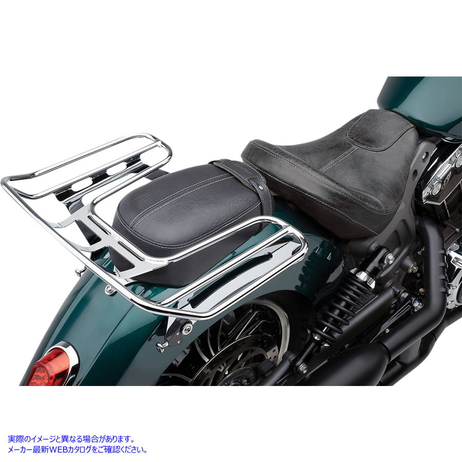 取寄せ 取り外し可能な荷物ラック コブラ Detachable Wrap Around Rack - Chrome - Scout 502-2612 15100860