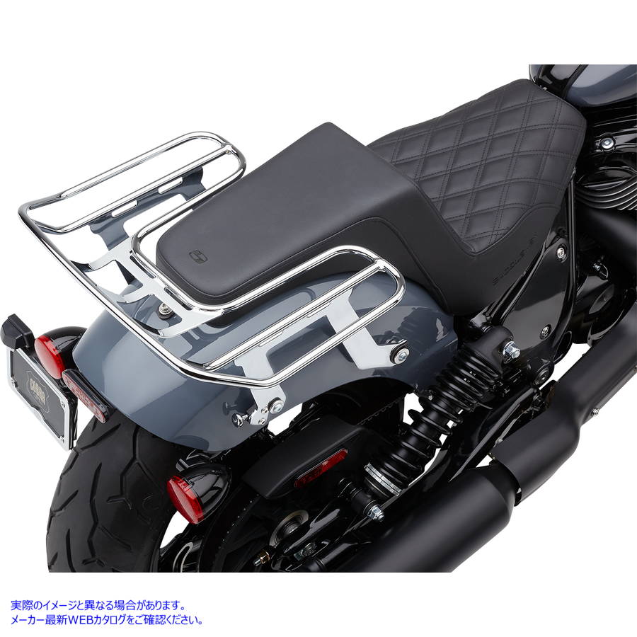 取寄せ BigAssR取り外し可能なラップラック コブラ Detachable Wrap Around Rack - Chrome - Chieftain 502-2604 15101025