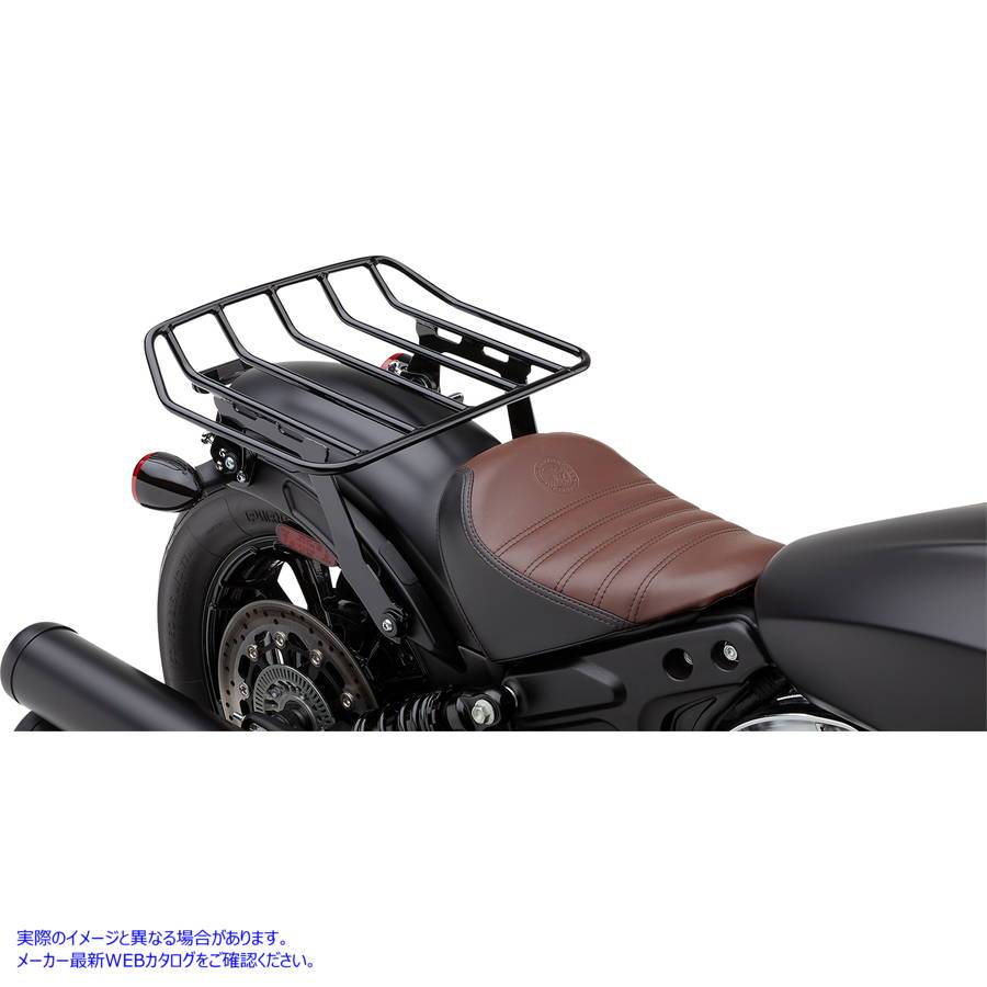 取寄せ BigAssR取り外し可能な荷物ラック コブラ Detachable Luggage Rack - Black 502-2605B 15101028