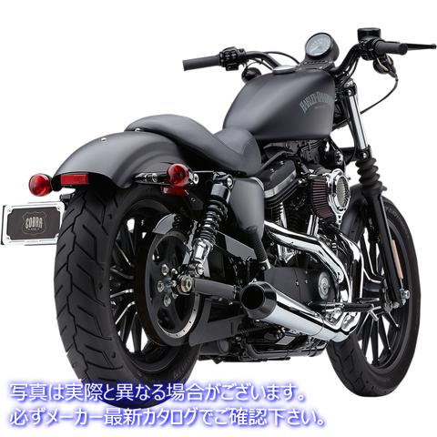 取寄せ El Diablo 2：1エキゾーストシステム コブラ 2-into-1 El Diablo Exhaust System - Chrome - 4 6472 18002160