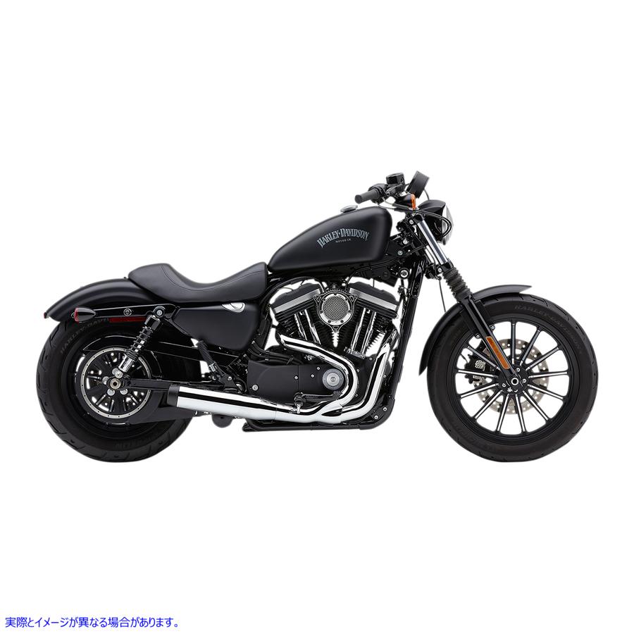 取寄せ El Diablo 2：1エキゾーストシステム コブラ 2-into-1 El Diablo Exhaust System - Chrome - 3-1/2 6492 18002217