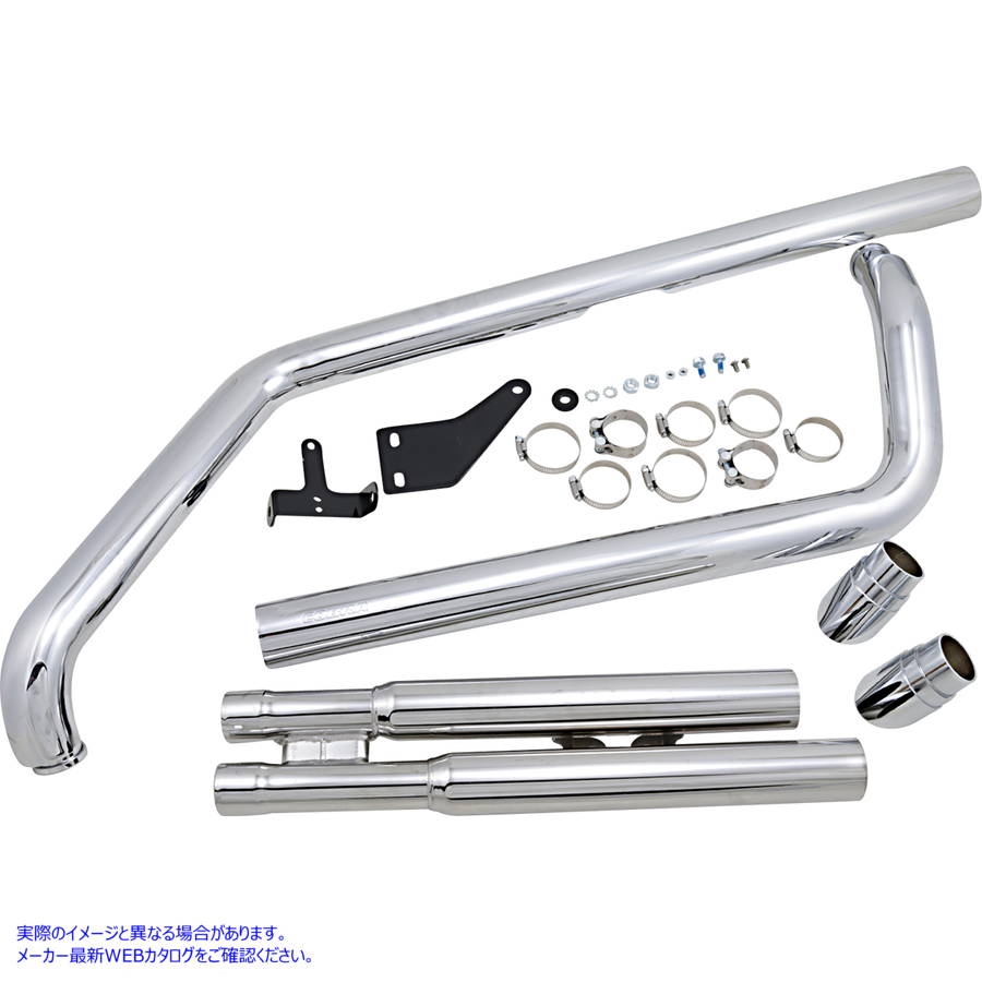 取寄せ スピードスタースラッシュダウンエキゾーストシステム コブラ Speedster Slashdown Exhaust 4819 18100411