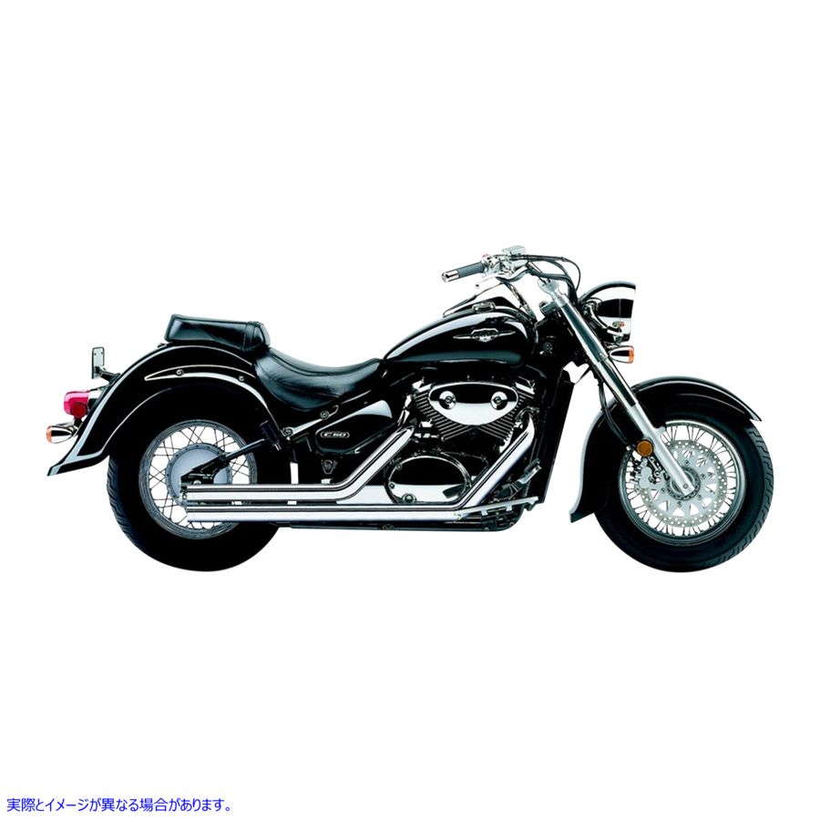 取寄せ ストリートロッドエキゾーストシステム コブラ Streetrod Straight Cut Exhaust System - Chrome 3717T 18102332