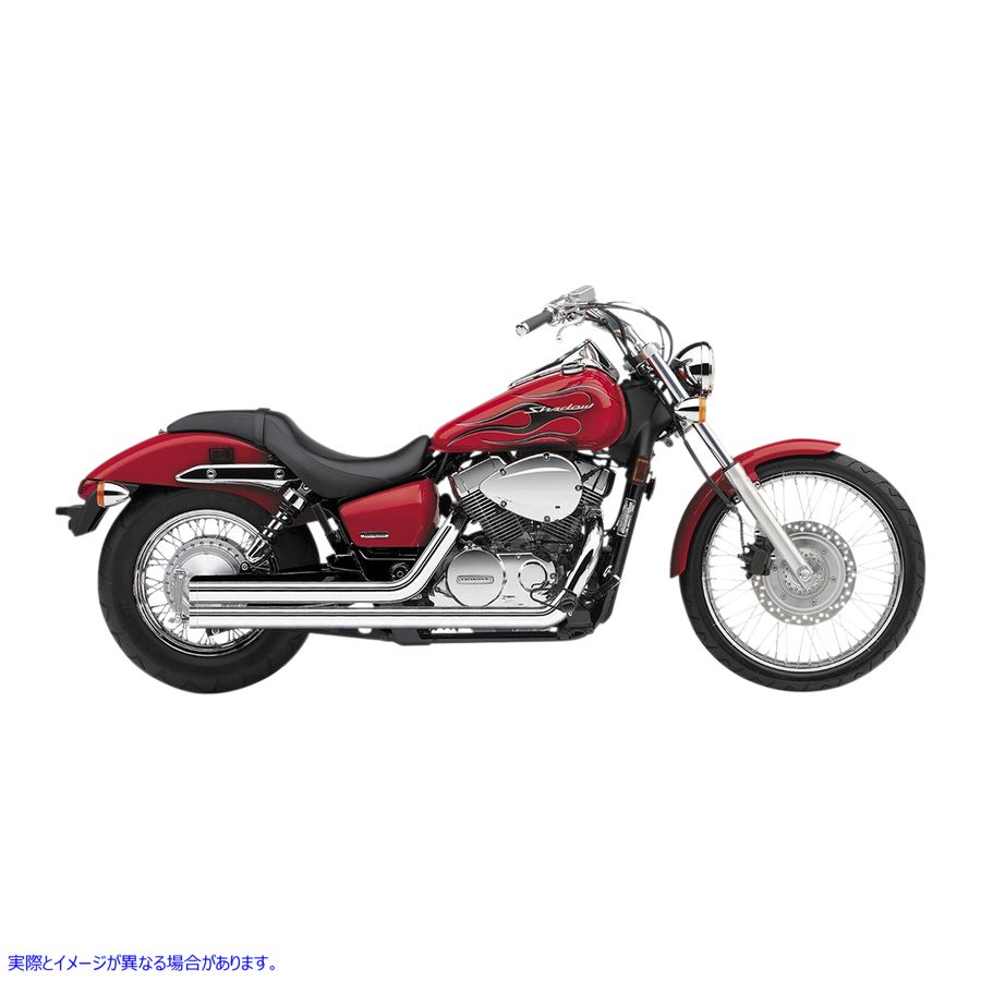 取寄せ ストリートロッドエキゾーストシステム コブラ Streetrod Straight Cut Exhaust System - Chrome 3718T 18102333