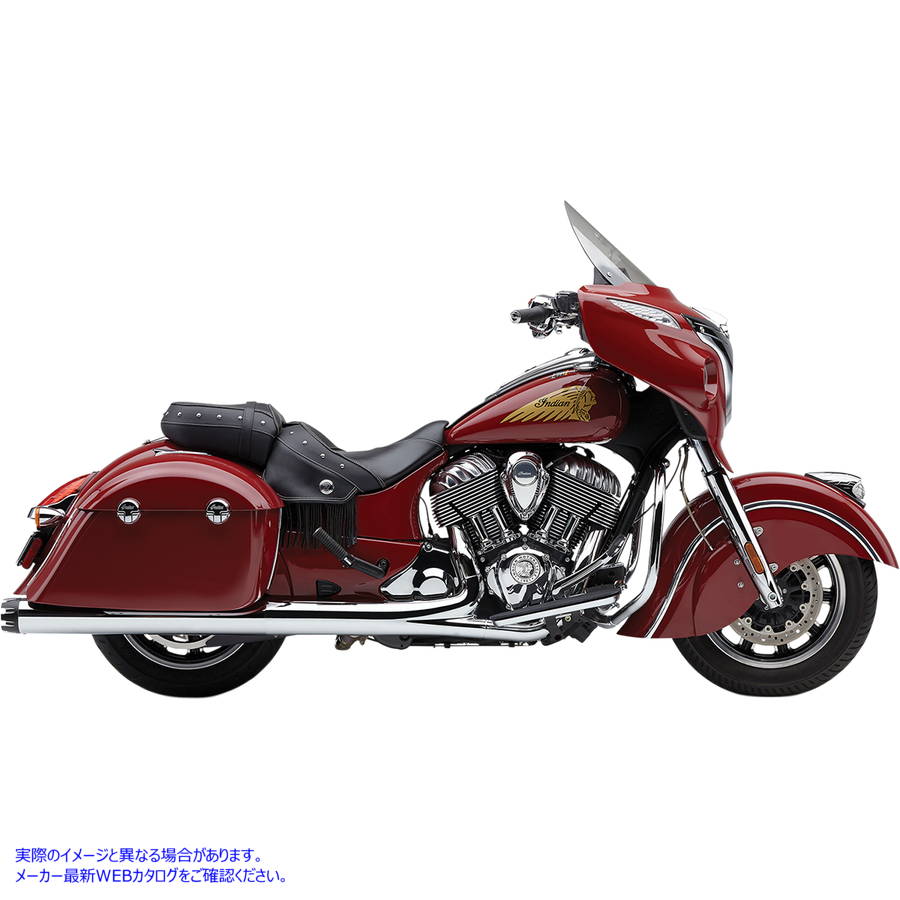 取寄せ デュアルカットスリップオンマフラー コブラ Dual Cut Slip-On Mufflers - Chrome 5208 18114233
