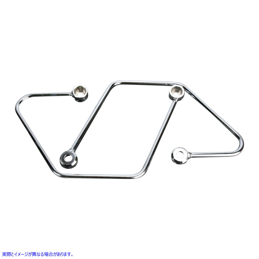 取寄せ ホンダのサドルバッグプロテクターとサポート コブラ Saddlebag Supports - Chrome - Honda VT 02-6118 35010014