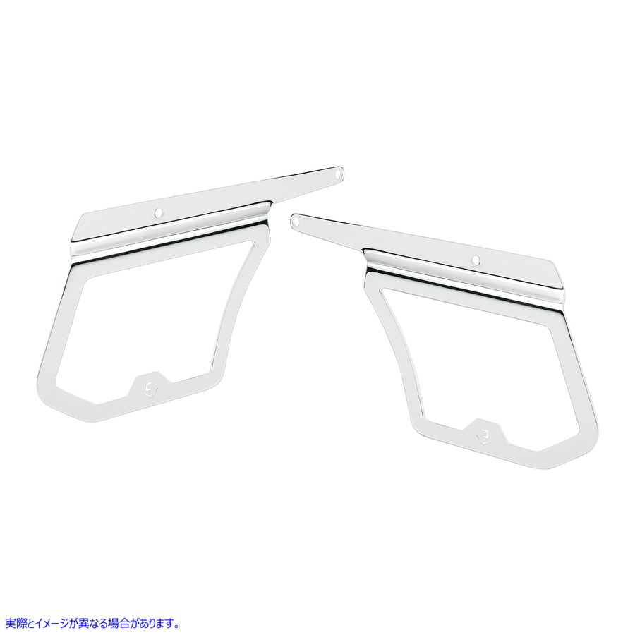 取寄せ サドルバッグサポート コブラ Saddlebag Supports - Chrome - FL/FX 602-6100 35010622