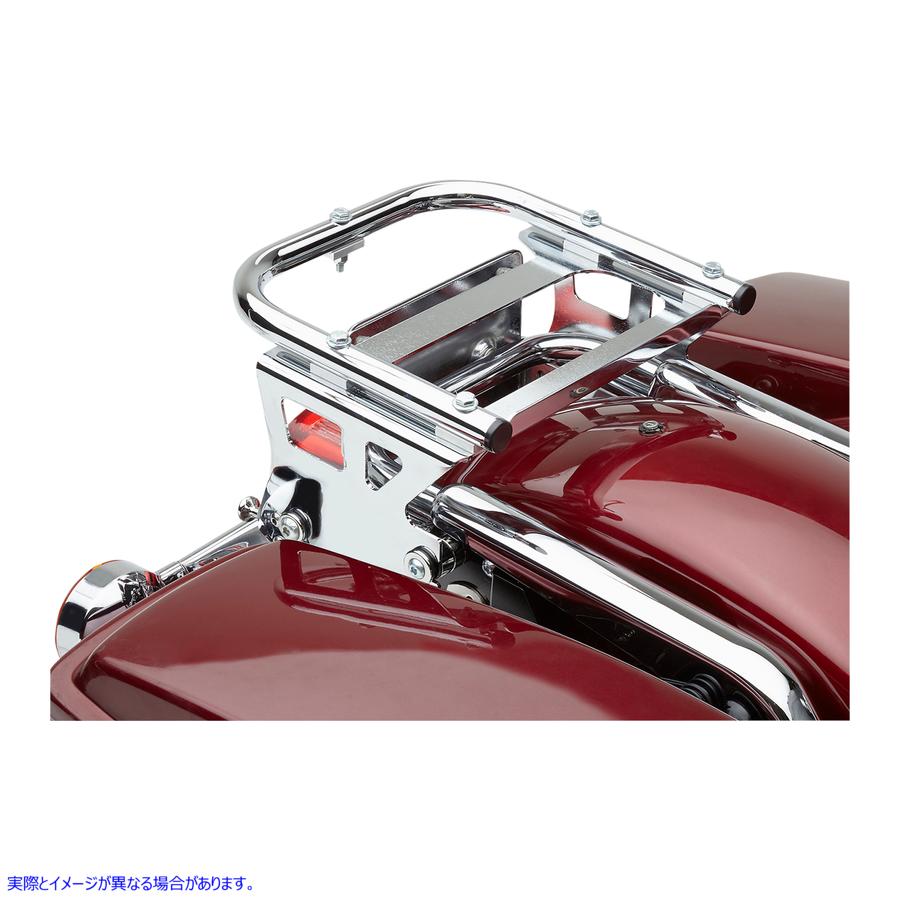 取寄せ 2つのツアーPakRマウント コブラ 2-Up Tour-PakR Mount - Chrome 602-2700 35160318
