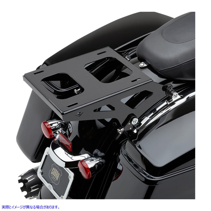 取寄せ 2つのツアーPakRマウント コブラ 2-Up Tour-PakR Mount - Black 602-2702B 35160322