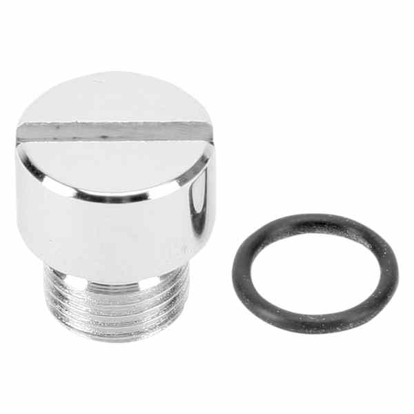 取寄せ オイルポンプ成分 コロニー Oil Screen Plug - Chrome - Big Twin 9644-2 09320056