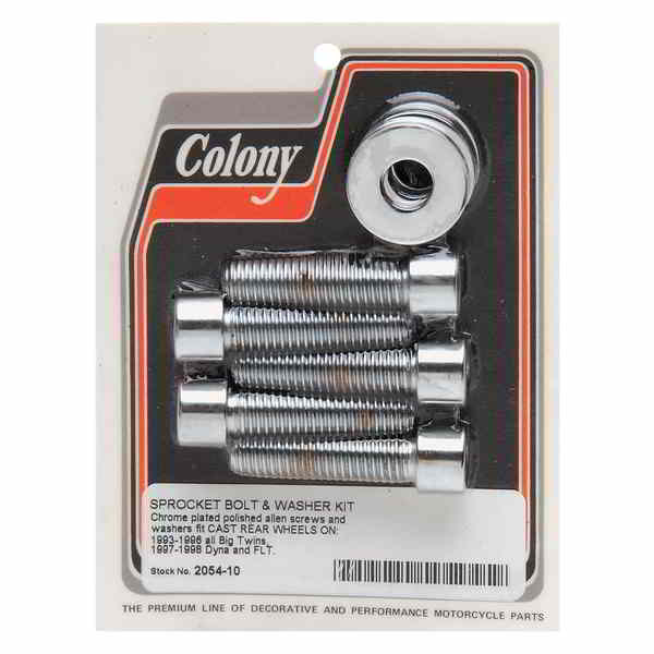 取寄せ ベルトプ??レー、スプロケット、ローターマウントハードウェアキット コロニー Mounting Hardware Kit with Washers - Sprocket/Belt Pulley - Socket-Head - 1-3/4 2054-10 24010121