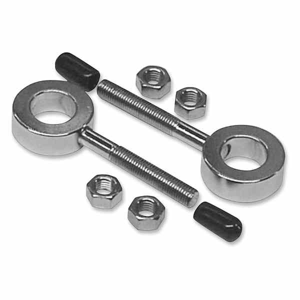 取寄せ リアアクスルアジャスター コロニー Axle Adjuster - Chrome - XL 7703-2 24010601