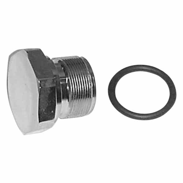 取寄せ アッパーフォークチューブキャップ コロニー Fork Tube Cap - Upper - Chrome - Flat Top Design - '71-'72 FX | '52-'72 XL 2373-1 24010637