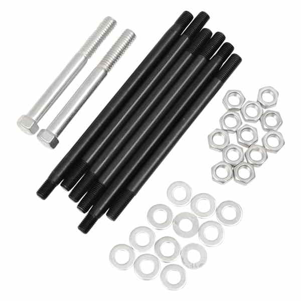 取寄せ モーターケーススタッドキット コロニー Case Kit - Motor - Cadmium - Big Twin '70-'78 8141-34 24010863