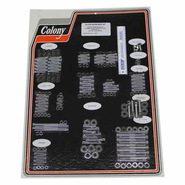 取寄せ コロニー Bolt Kit - Engine - Chrome 1028-P 24011118