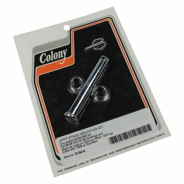 取寄せ コロニー Mounting Kit - Jiffy Stand - V-Rod/Sportster/Softail 3134-4 24011134