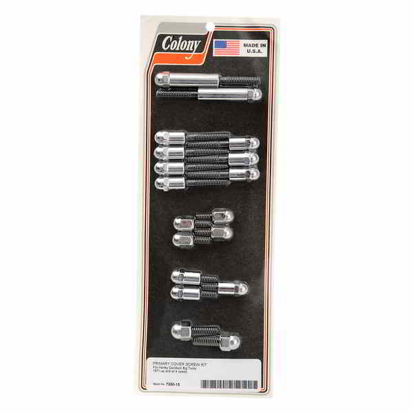 取寄せ Chrome Acorn Hardwareキット コロニー Acorn Screw Kit - Primary Cover 7350-15 DS189831