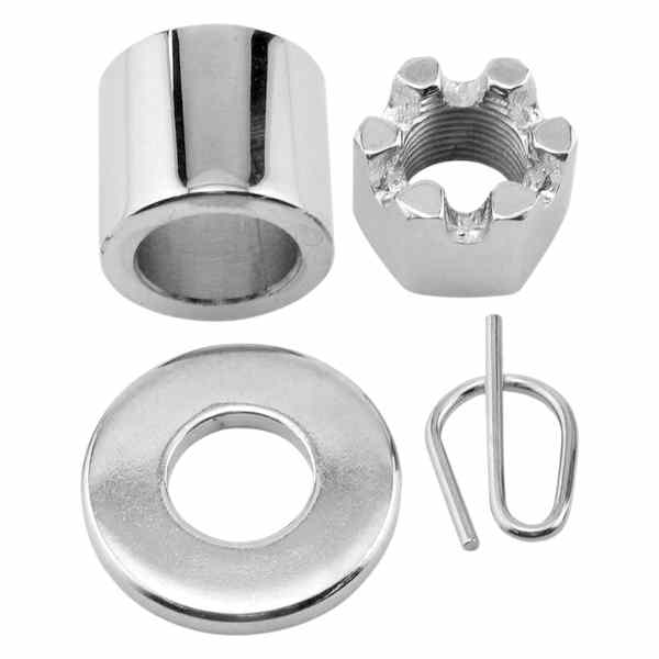 取寄せ 車軸スペーサー/ナットキット コロニー Axle Spacer - Front - Kit - 00-06 FXST 2032-4 DS190138