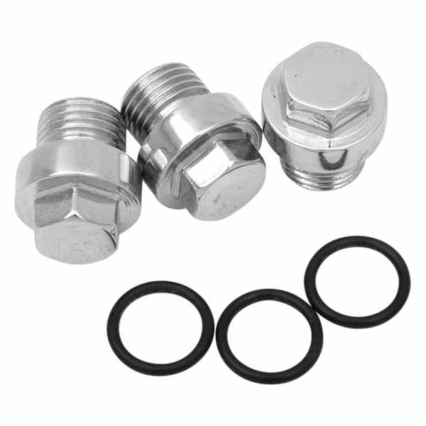 取寄せ クロムオイルポンププラグとキット コロニー Plug Kit - Oil Pump - Big Twin 8707-6 DS190731