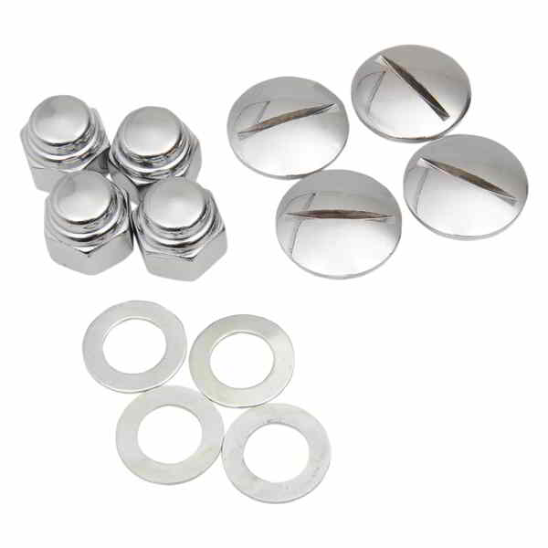 取寄せ クロム交換用ロッカーシャフトエンドプラグとナット コロニー Rocker Shaft End Plug - XL 8222-8 DS190774