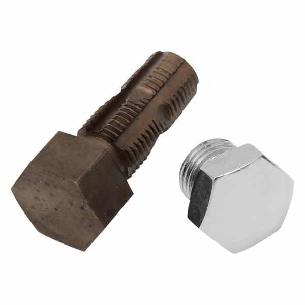 取寄せ 排水プラグ コロニー Drain Plug - Oil Tank with Tap - Oversized - Chrome 7502-2 DS190900